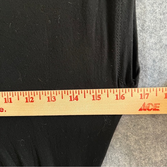 YOUNG FABULOUS & BROKE Tulola Ruched Side Slit Maxi Dress Black Small NWOT - Picture 9 of 11